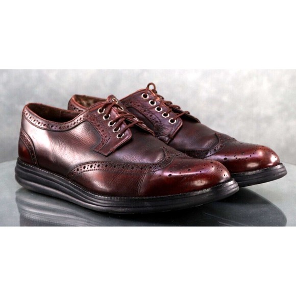 Donald J PLiner EVEB-SXSX Men\'s Wingtip Dress Shoes Size 9.5 EU 9 Leather Cognac main image 10